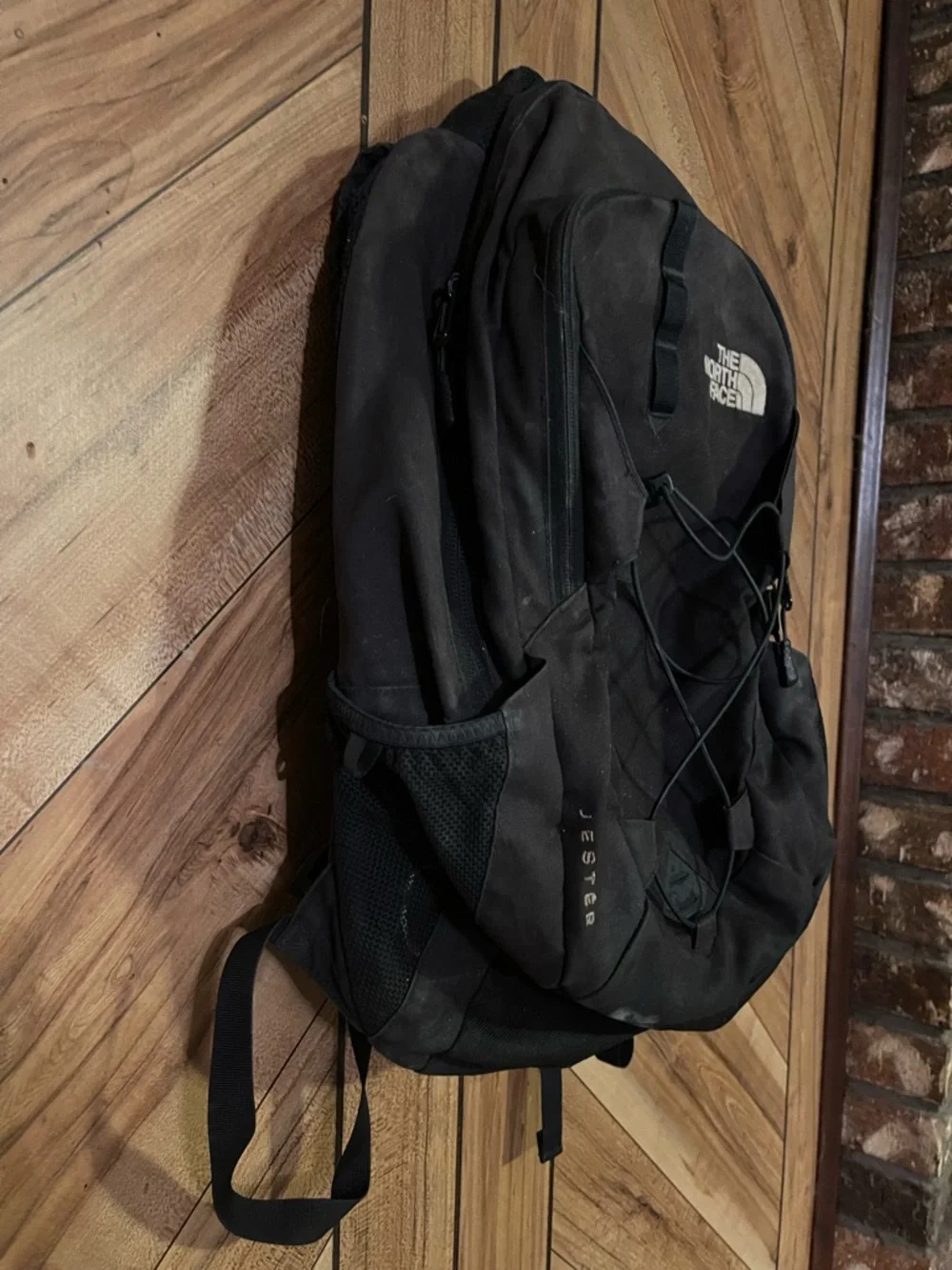 The North Face Jester Backpack Black Laptop Bag School Hiking Commuter Gorpcore